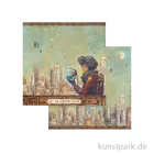 Artikelbild 1 des Artikels “Stamperia Scrappapier - A New Beginning Skyline, 30,5 x 30,5 cm “