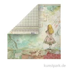 Artikelbild 1 des Artikels “Stamperia Scrappapier - Alice, 30,5 x 30,5 cm, 190g “