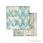 Artikelbild 1 des Artikels “Stamperia Scrappapier - Alterego Turquoise Wallpaper, 30,5 x 30,5 cm “
