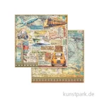 Artikelbild 1 des Artikels “Stamperia Scrappapier - Art of Travelling Car, 30,5 x 30,5 cm “