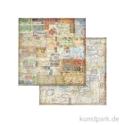 Artikelbild 1 des Artikels “Stamperia Scrappapier - Art of Travelling Tickets, 30,5 x 30,5 cm “