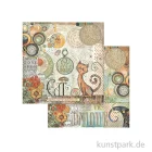 Artikelbild 1 des Artikels “Stamperia Scrappapier - Furry Friends You Are Unique Cat, 30,5 cm “