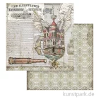 Artikelbild 1 des Artikels “Stamperia Scrappapier - Lady Vagabond Flying Ship, 30,5 x 30,5 cm “