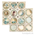 Artikelbild 1 des Artikels “Stamperia Scrappapier - Masquerade Rounds, 30,5 x 30,5 cm “