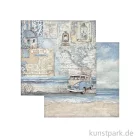 Artikelbild 1 des Artikels “Stamperia Scrappapier - Silent Sea Van, 30,5 x 30,5 cm “