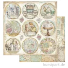 Artikelbild 1 des Artikels “Stamperia Scrappapier - Sleeping Beauty Rounds, 30,5x30,5 cm “