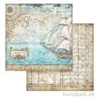 Artikelbild 1 des Artikels “Stamperia Scrappapier - Songs of the Sea Sailing Ship, 30,5 x 30,5 cm “