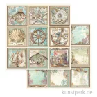 Artikelbild 1 des Artikels “Stamperia Scrappapier - Songs of the Sea Tags, 30,5 x 30,5 cm “