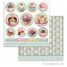 Artikelbild 1 des Artikels “Stamperia Scrappapier - Sweety Mini Cakes Round, 30,5 x 30,5 cm “