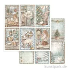 Artikelbild 1 des Artikels “Stamperia Scrappapier - White Christmas 6 Cards, 30,5 x 30,5 cm “