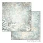 Artikelbild 1 des Artikels “Stamperia Scrappapier - White Christmas Snowy Woods, 30,5 x 30,5 cm “