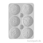 Artikelbild 1 des Artikels “Stamperia Silikon Gießform - Brocante Antiques Clocks, A5 “