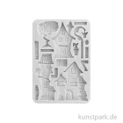 Artikelbild 1 des Artikels “Stamperia Silikon Gießform - Furry Friends Houses, A5 “