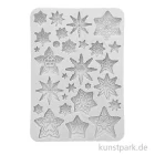 Artikelbild 1 des Artikels “Stamperia Silikon Gießform - Gear up for Christmas Stars, A5 “