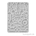 Artikelbild 1 des Artikels “Stamperia Silikon Gießform - Golden Harmony Keys Handles Locks, A5 “
