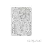 Artikelbild 1 des Artikels “Stamperia Silikon Gießform - Whispering Woods Boots Pumpkin House, A5 “