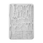 Artikelbild 1 des Artikels “Stamperia Silikon Gießform - Flowers and Poems Callygraphy, A5 “