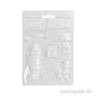 Artikelbild 1 des Artikels “Stamperia Soft Mould (Gießform) - A New Beginning Spaceship Robot, A5 “