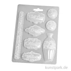 Artikelbild 1 des Artikels “Stamperia Soft Mould (Gießform) - Rose Parfum Plates, DIN A5 “