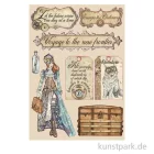 Artikelbild 1 des Artikels “Stamperia Wooden Shapes - Lady Vagabond Labels, DIN A5 “