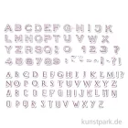 Artikelbild 1 des Artikels “STAMPO Scrap Stempel & Farbe, 104er Set - Alphabet 2 “