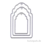 Artikelbild 1 des Artikels “Stanzschablonen Anhänger Steppnaht, 3,2-5,3 cm x 5,1-8,5 cm, 3er Set “