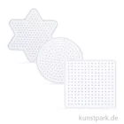 Artikelbild 1 des Artikels “Steckplatten-Set für Bügelperlen - Basic Klein, 3 Stück sortiert “