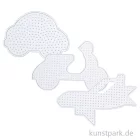 Artikelbild 1 des Artikels “Steckplatten-Set für Bügelperlen - Fahrzeuge, 3 Stück sortiert “