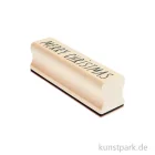 Artikelbild 1 des Artikels “Stempel aus Holz - Merry Christmas, 85 x 25 mm “