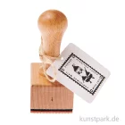 Artikelbild 1 des Artikels “Stempel aus Holz - Weihnachtspost, Santa, 3,2 x 4,5 cm “