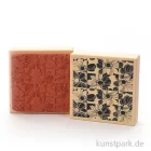 Artikelbild 1 des Artikels “Stempel - Blumen-Schachbrettmuster - 10x10 cm “