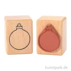 Artikelbild 1 des Artikels “Stempel - Christbaumkugel für kleine Kreise, 3 x 4 cm “
