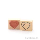 Artikelbild 1 des Artikels “Stempel - Herz mit Herz - 4x5 cm “
