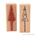 Artikelbild 1 des Artikels “Stempel - Tannenbaum mit Sternen Kontur, 3 x 8 cm “