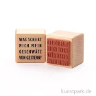 Artikelbild 1 des Artikels “Stempel - Was schert mich mein Geschwätz von gestern, 3 x 3 cm “