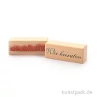 Artikelbild 1 des Artikels “Hochzeitsstempel - Wir Heiraten - 3x8 cm “