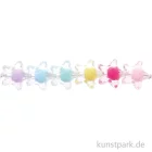 Artikelbild 1 des Artikels “Stern Perlen, Transparent mit Farbeinzug, 11x11x7 mm, 36 Stück “