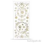 Artikelbild 1 des Artikels “Sticker aus transparenter Silberfolie Weihnachtssterne, 10x24 cm, Gold “