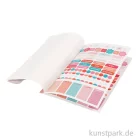 Artikelbild 1 des Artikels “Sticker-Buch für Kreativbücher - Wasserfarbendesign Gold-Koralle-Rot, 8 Bögen “