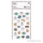 Artikelbild 1 des Artikels “Sticker - Funny Fall, Cosy, 2 Designs, 4 Blatt “