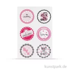 Artikelbild 1 des Artikels “Sticker - Hugs + Kisses, 24 Stück sortiert “