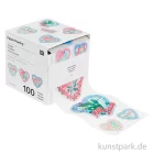 Artikelbild 1 des Artikels “Sticker - La Vie en Rose, Herzen, 100 Aufkleber “