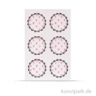 Artikelbild 1 des Artikels “Sticker - Rosa Herzen, 24 Stück sortiert “