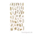 Artikelbild 1 des Artikels “Sticker Transparent mit Gold Folie, Blätter “