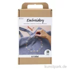 Artikelbild 1 des Artikels “Stickset für Anfänger - Tragetasche, Taubenblau “