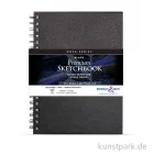 Artikelbild 1 des Artikels “Stillman & Birn Skizzenbuch NOVA Black Spiral, 50 Blatt, 150g 17,8 x 25,4 cm“