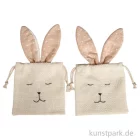 Artikelbild 1 des Artikels “Stoffsäckchen Hase, 12 x 21 cm, 2 Stück “