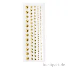 Artikelbild 1 des Artikels “Strasssteine selbstklebend, Gold, 5 Größen, 114 Stück “