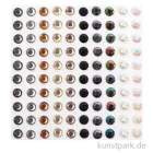 Artikelbild 1 des Artikels “Strasssteine selbstklebend, Metall- & Perlfarben, 5 mm, 100 Stück “