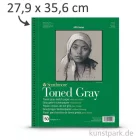 Artikelbild 1 des Artikels “Strathmore Artist Paper 400 - Skizzenpapier Grey, 118g 27,9 x 35,6 cm - 24 Blatt“